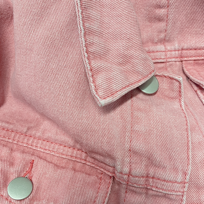 Men's Retro Washed Denim Jacket with Lapel and Multiple Pockets - Style 20763802Y