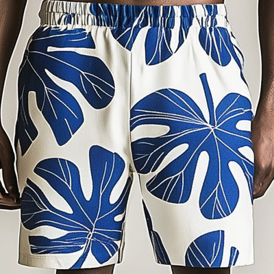 Men's Fresh Leaf Print Shorts MTA2834C8P