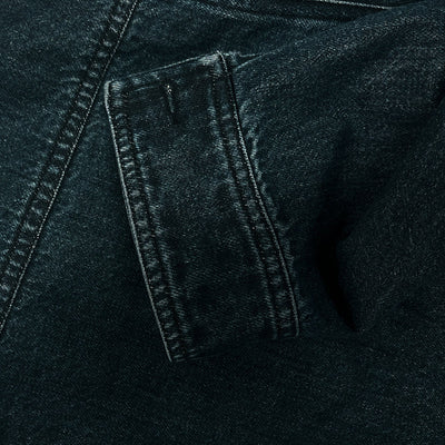 Men's Retro Stand Collar Denim Jacket - Style 75697045X